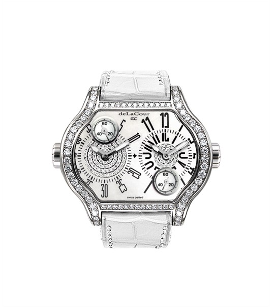 Replica DeLaCour City 2 MOP WAST1901-0777-White Replica Watch